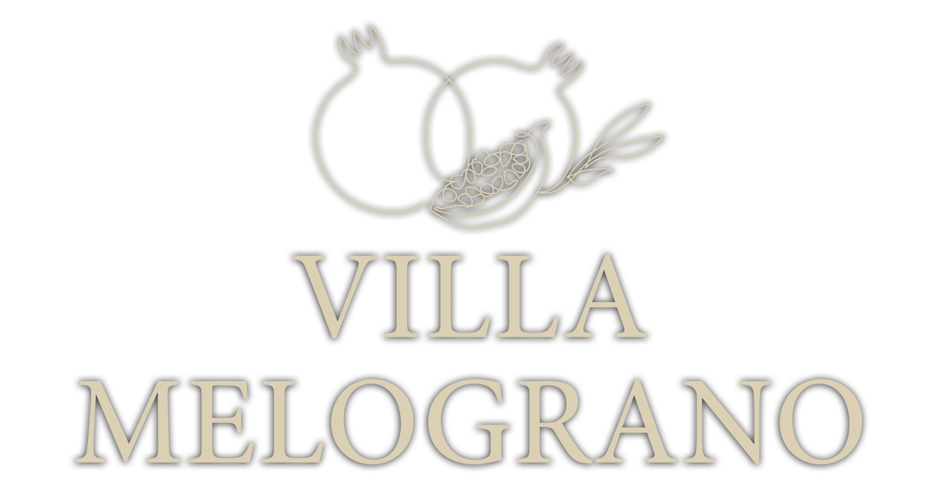 Logga Villa Melograno_beige_web_02_skugga_02